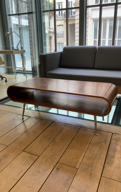 Table basse L120xl50xh45 Bois et Métal