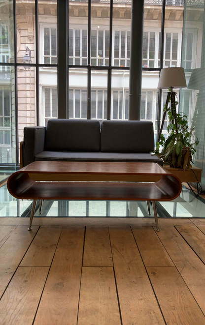 Table basse L120xl50xh45 Bois et Métal