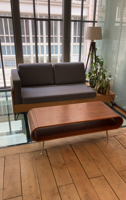 Table basse L120xl50xh45 Bois et Métal
