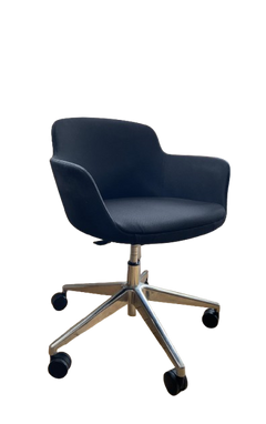 Chaise Narbutas en Tissu Noir