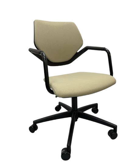 Chaise Konig + Neurath en Tissu Gris