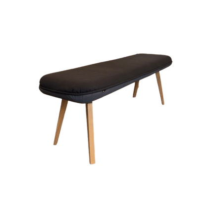 Banc Konig + Neurath Noir en Tissu