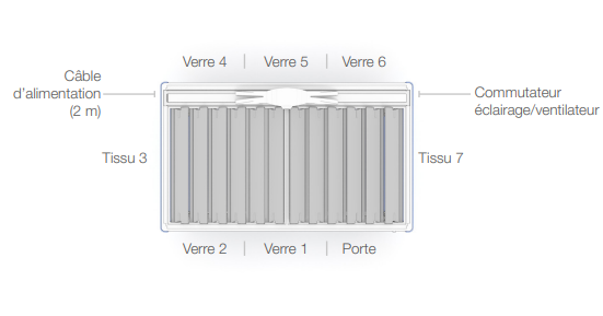 Cabine acoustique 2-3 OrangeBox Air 23 Vert d'eau