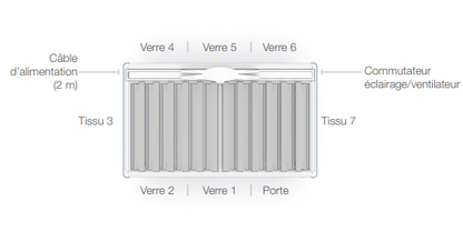 Cabine acoustique 2-3 OrangeBox Air 23 Vert d'eau
