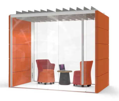 Cabine acoustique 2-3 OrangeBox Air 23 Vert d'eau