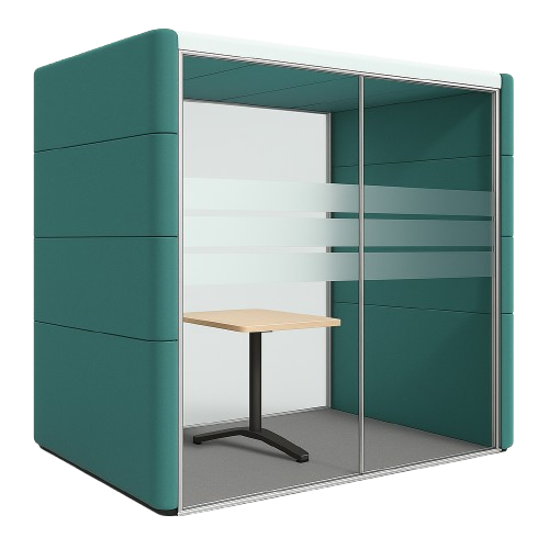 Cabine acoustique 2-3 OrangeBox Air 23 Vert d'eau