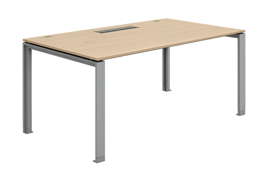 Bureau droit 160 x 80 cm - top access et goulotte