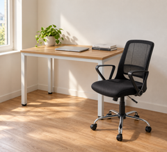 Pack étudiant essentiel : bureau droit et fauteuil de bureau