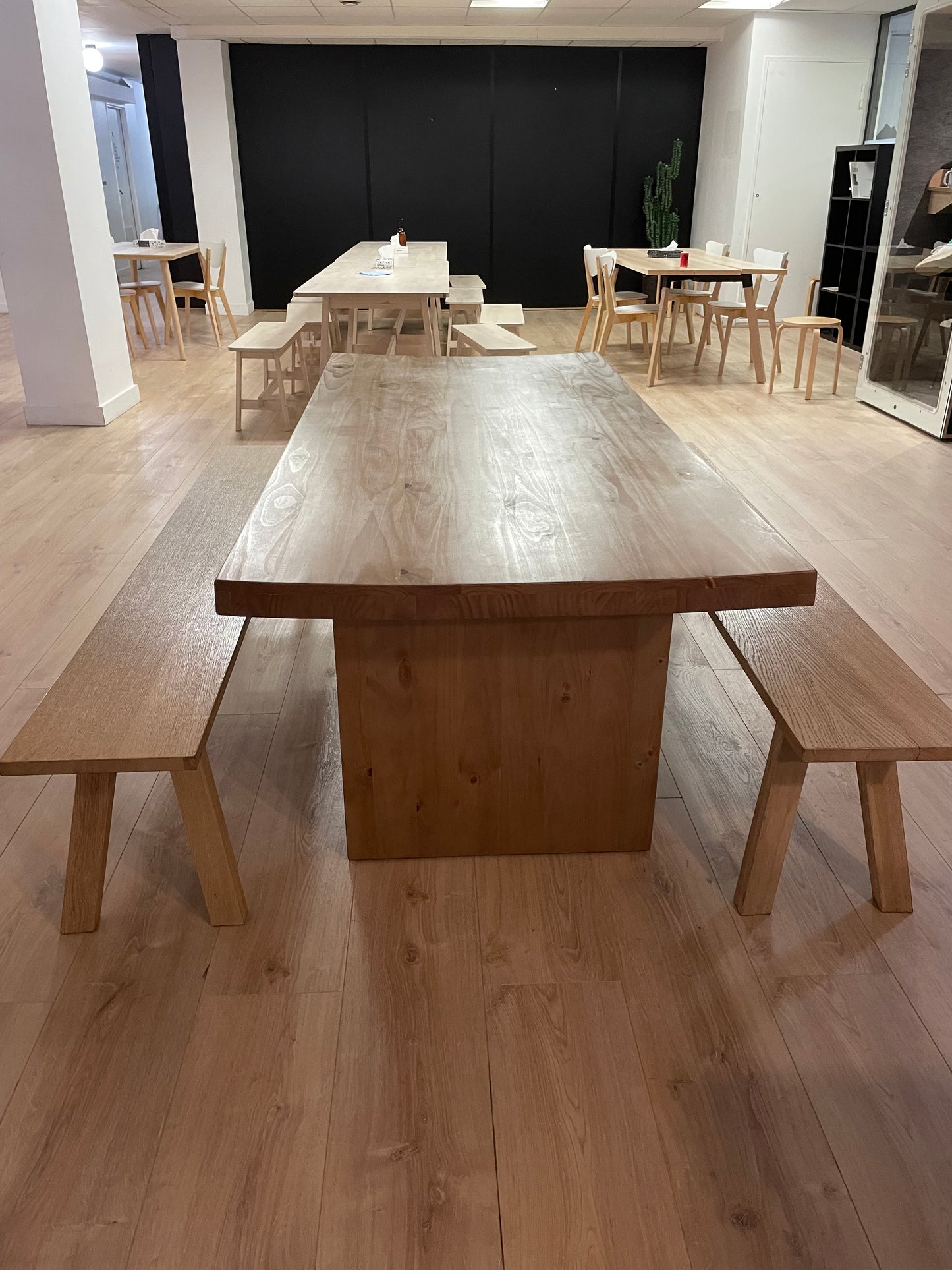 Table de Réunion 200x88x76 Bois