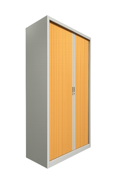 Armoire à rideaux haute Manutan 120x43x198 cm