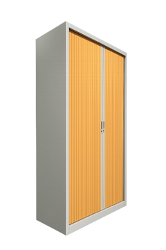 Armoire à rideaux haute Manutan 120x43x198 cm