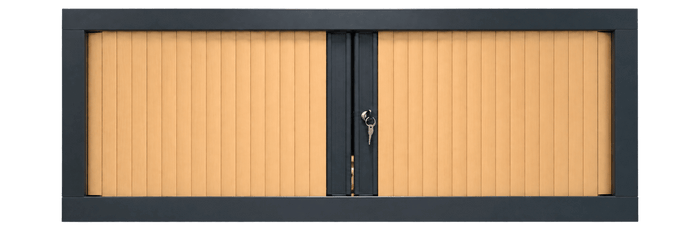 Armoire basse avec portes coulissantes