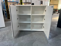 Armoire basse portes battantes