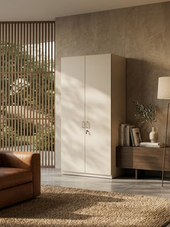 Armoire haute avec portes battantes