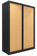 Armoire haute avec portes coulissantes