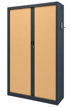Armoire haute avec portes coulissantes