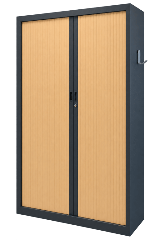 Armoire haute avec portes coulissantes