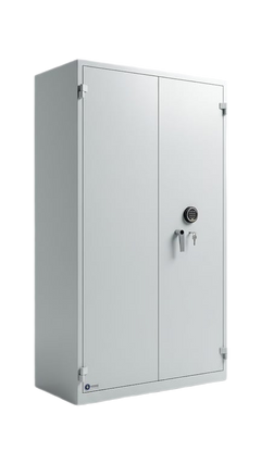 Armoire haute en métal avec fermeture à code