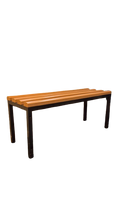Banc design bois métal 100 x 35