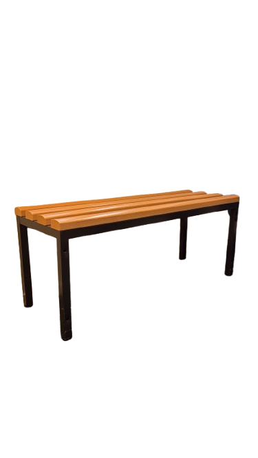 Banc design bois métal 100 x 35 - 3-4