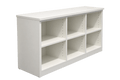 Bibliothèque en bois blanc