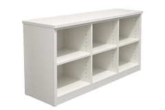 Bibliothèque en bois blanc