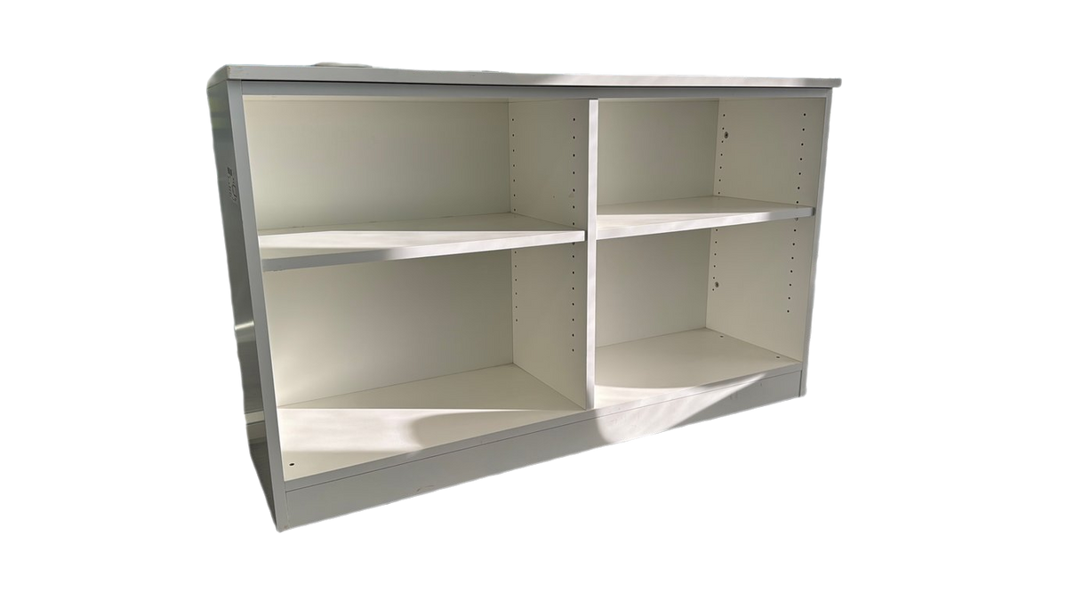 Bibliothèque en bois blanc - 3-4