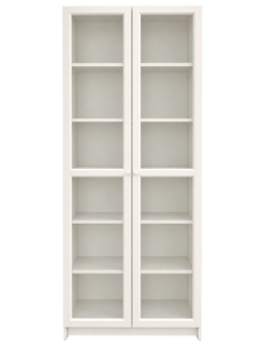 Bibliothèque en bois blanche
