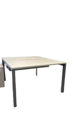 Bureau bench 2 places Bois mélaminé 120x140
