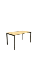Bureau droit bois mélaminé 140 x 80 cm
