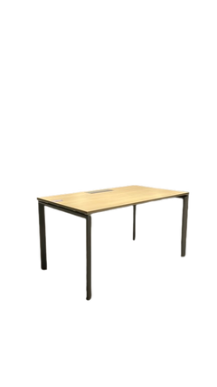 Bureau droit bois mélaminé 140 x 80 cm - 3-4