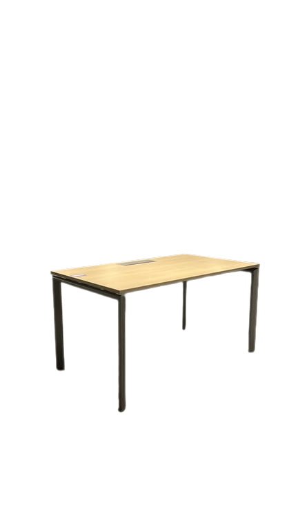 Bureau droit bois mélaminé 140 x 80 cm