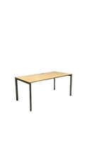 Bureau droit chêne clair 160x80 cm