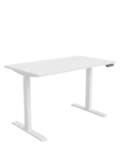 Bureau réglable électrique Blanc 120x80