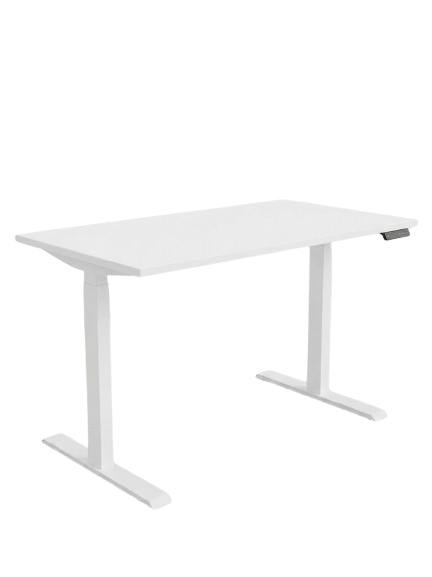 Bureau réglable électrique Blanc 120x80