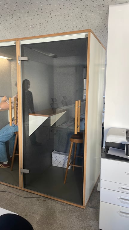 Cabine acoustique 1 place MuteLabs - face