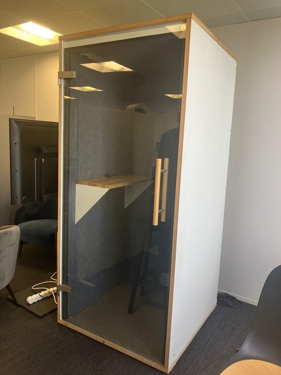 Cabine acoustique 1 place MuteLabs - face