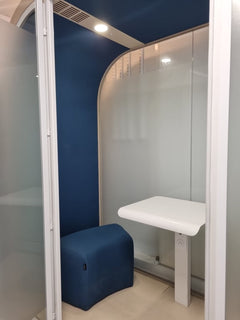 Cabine acoustique Arche Duo par Leet Design - cotes
