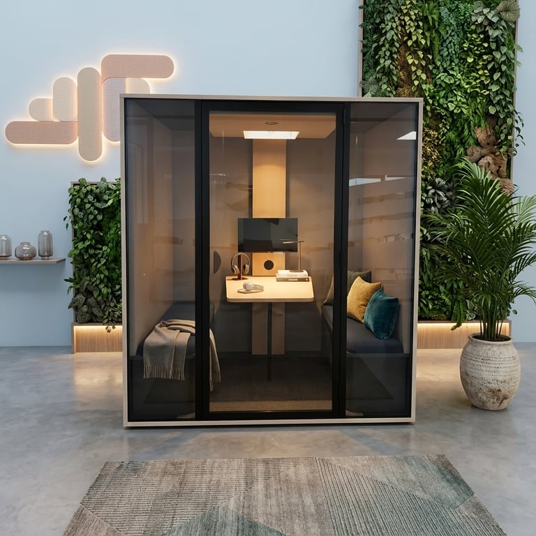 Cabine acoustique Essentielle 4 personnes Buronomic