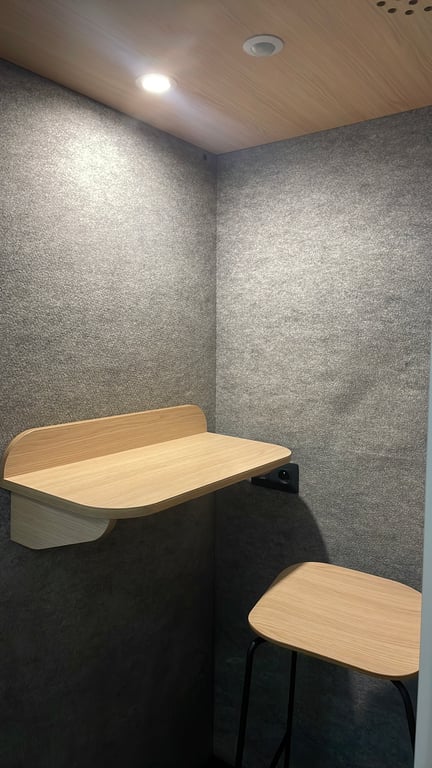 Cabine acoustique Solo Work With Island - cotes