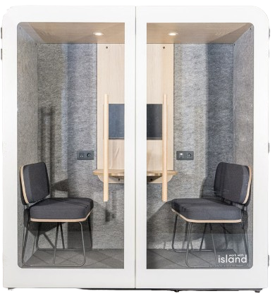 Cabine acoustique Work With Island - Island Duo