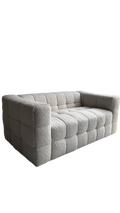 Canapé rectangulaire 2 places Beige 150x80x61