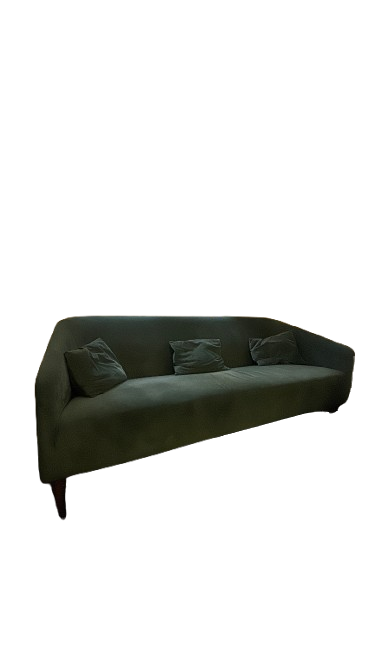 Canapé rectangulaire tissu Elm 3 places