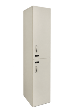 Casier de rangement en bois blanc