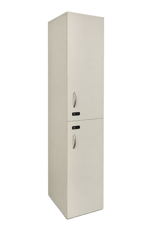 Casier de rangement en bois blanc