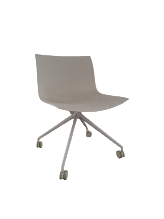 Chaise de réunion Arper Catifa 53 blanche - 3-4
