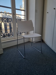 Chaise de réunion Casala Curvy blanche - 3-4