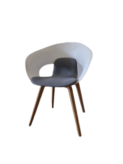 Chaise de réunion Deli Skandiform gris clair - 3-4