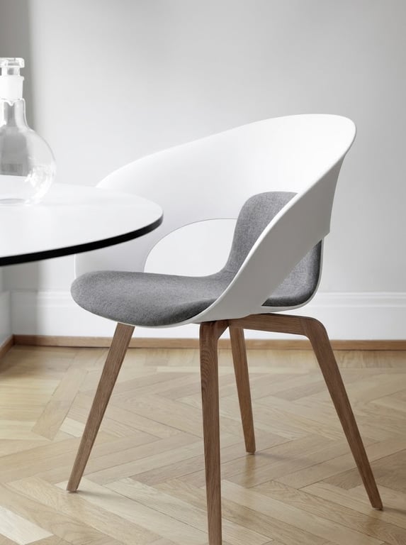 Chaise de réunion Deli Skandiform gris clair