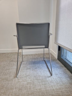 Chaise de réunion Dimmebi laFILÒ grise - arriere